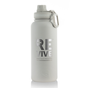 960ml Steel Flask By Lizzard - Cream