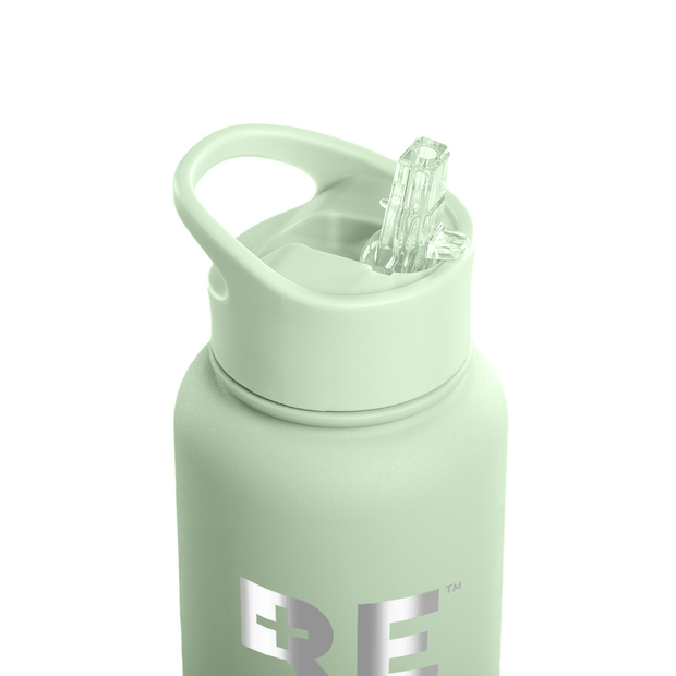 Straw Lid For Lizzard Flask - Sage