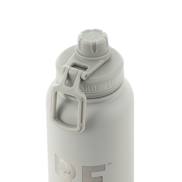960ml Steel Flask By Lizzard - Cream