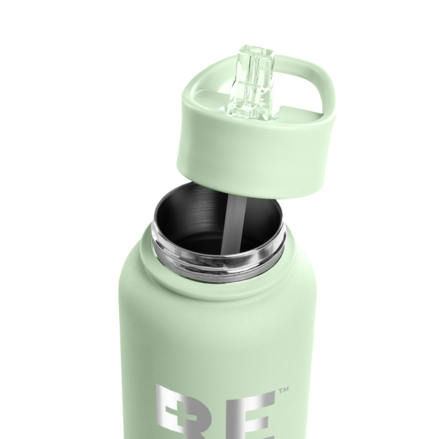 Straw Lid For Lizzard Flask - Sage