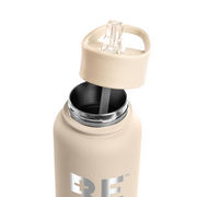 Straw Lid For Lizzard Flask - Cream