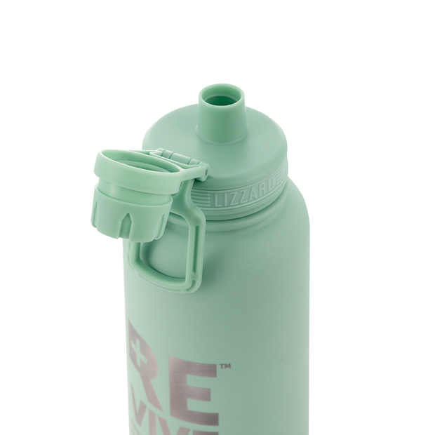 960ml Steel Flask By Lizzard - Sage