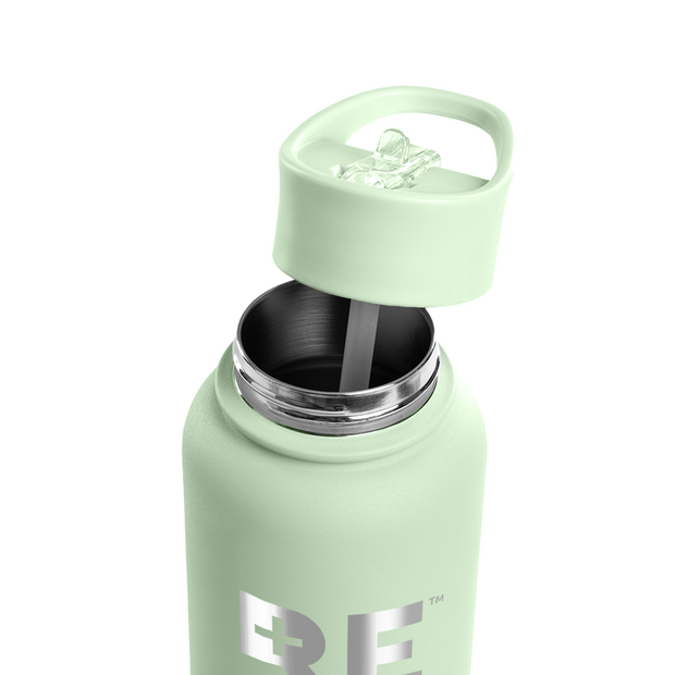 Straw Lid For Lizzard Flask - Sage