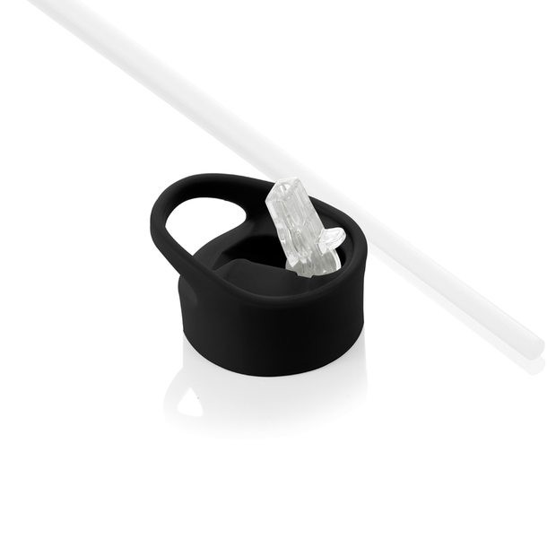 Straw Lid For Lizzard Flask - Black