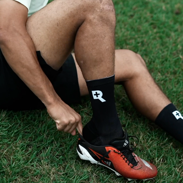 R Active Socks by Versus - Black