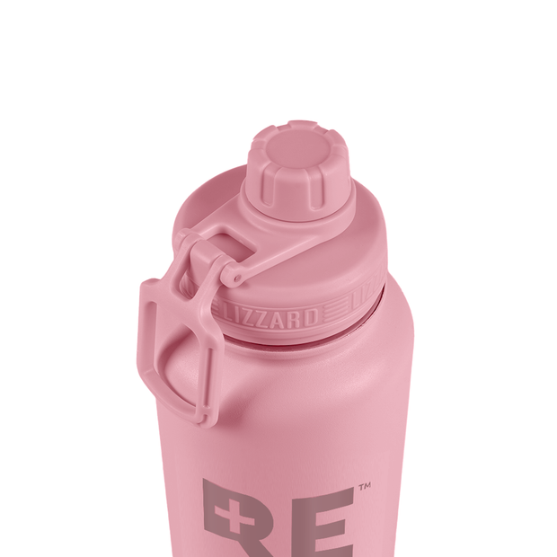 960ml Steel Flask By Lizzard - Pink
